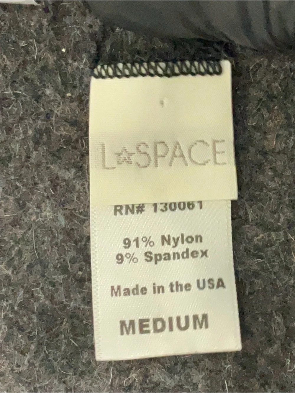 l*space Black and White Swimwear Label